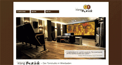 Desktop Screenshot of klangbezirk.de